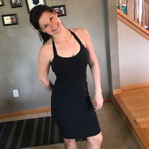 Athleta size 4 black dress